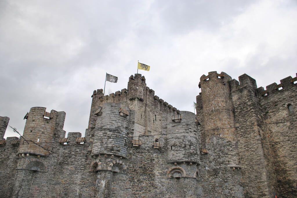 Torres del castillo de Gravensteen