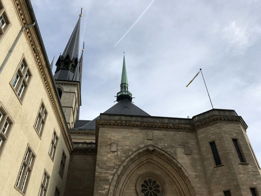 Fachada de la Catedral de Luxemburgo