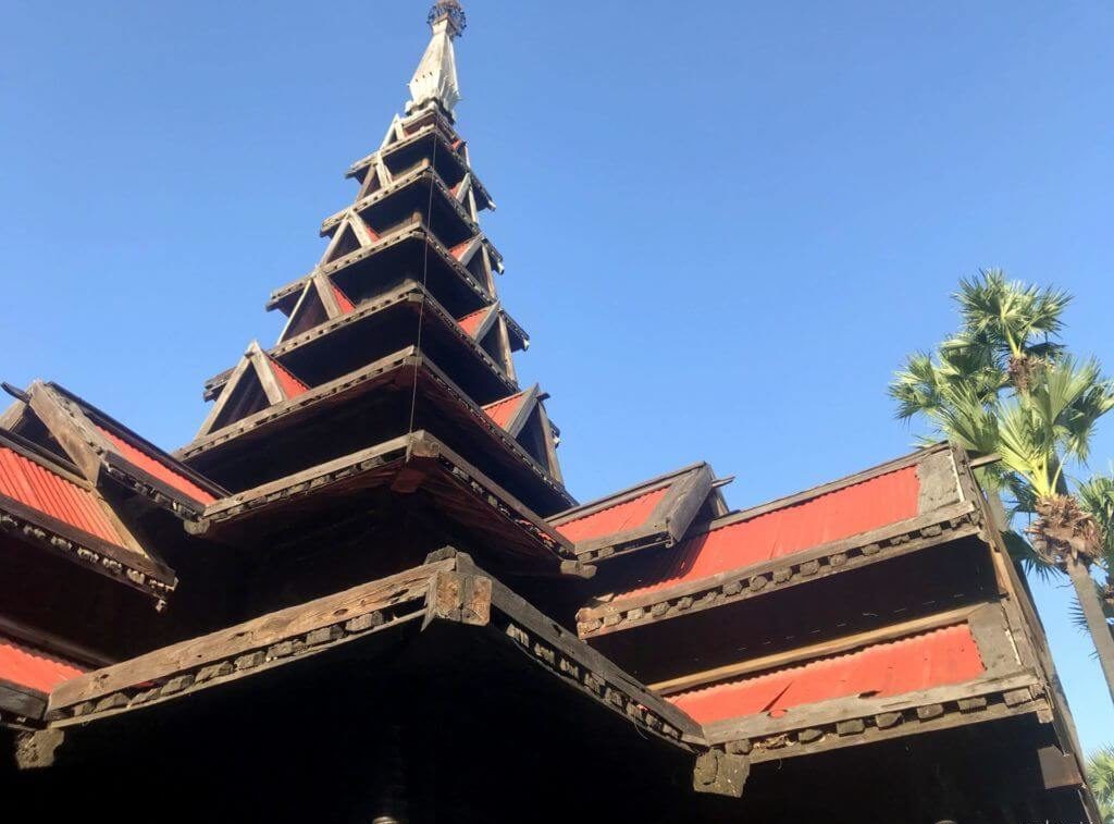 Una de las torres del Monasterio Bagaya