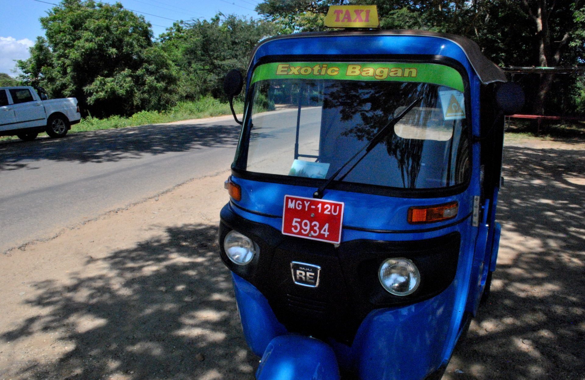 Nuestro tuk tuk en Bagan