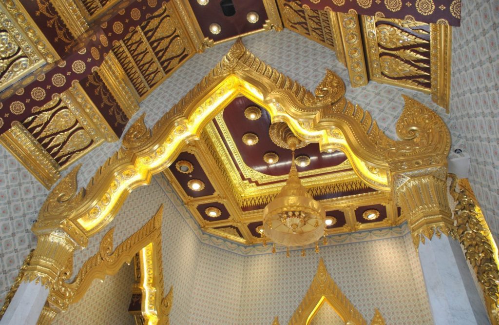 Sala donde se encuentra el Buda de oro
