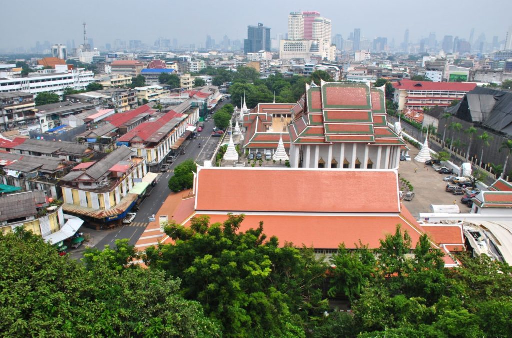 Bangkok desde el Wat Saket