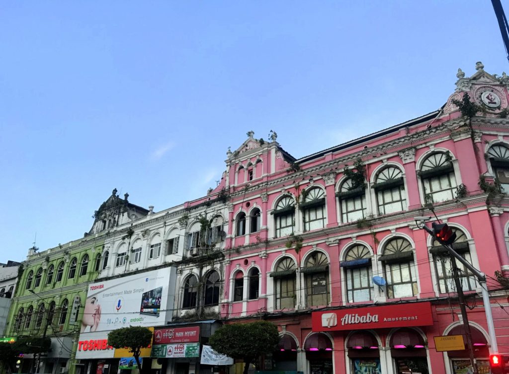 Arquitectura colonial en Yangon