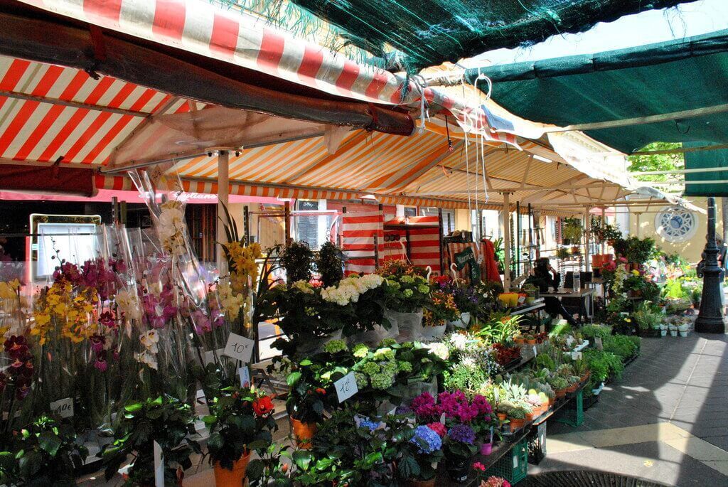 mercado de las flores, niza