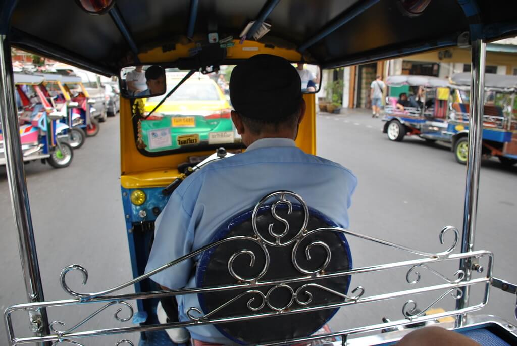 tuk tuk en Bangkok