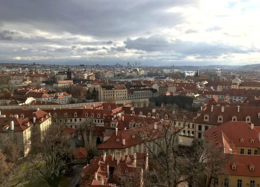 praga desde el castillo