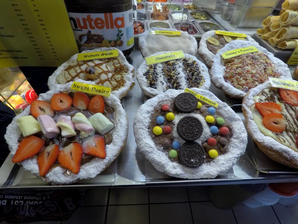 Lángos dulces