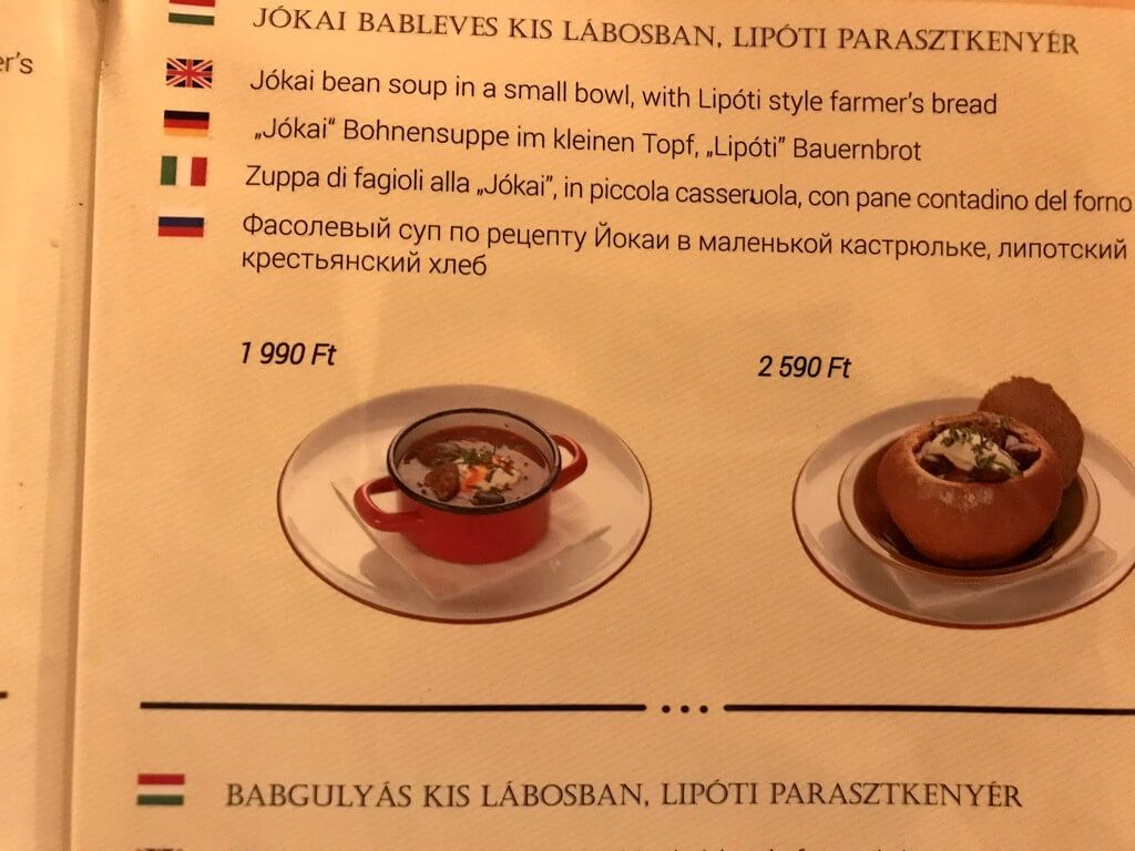 dónde probar comida típica húngara en Budapest