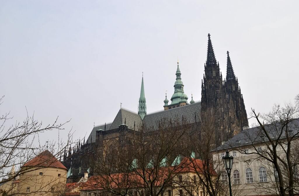 Castillo de Praga desde el exterior