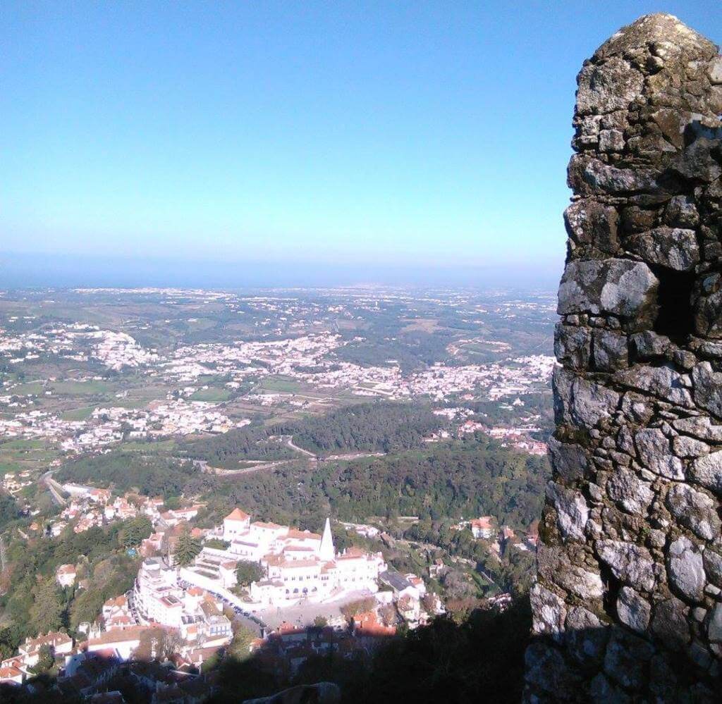 sintra desde el castelo dos mouros