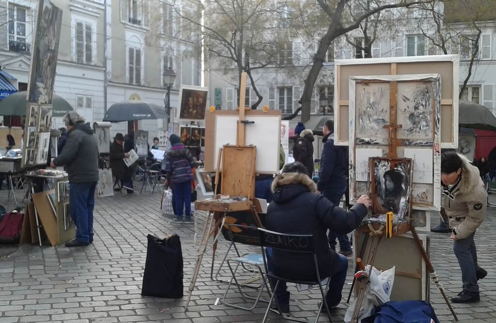 barrio de montmartre, París