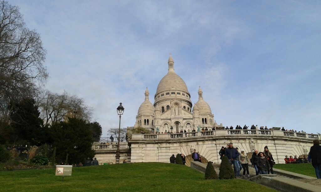 Subiendo a la Basílica del Sacré-Coeur