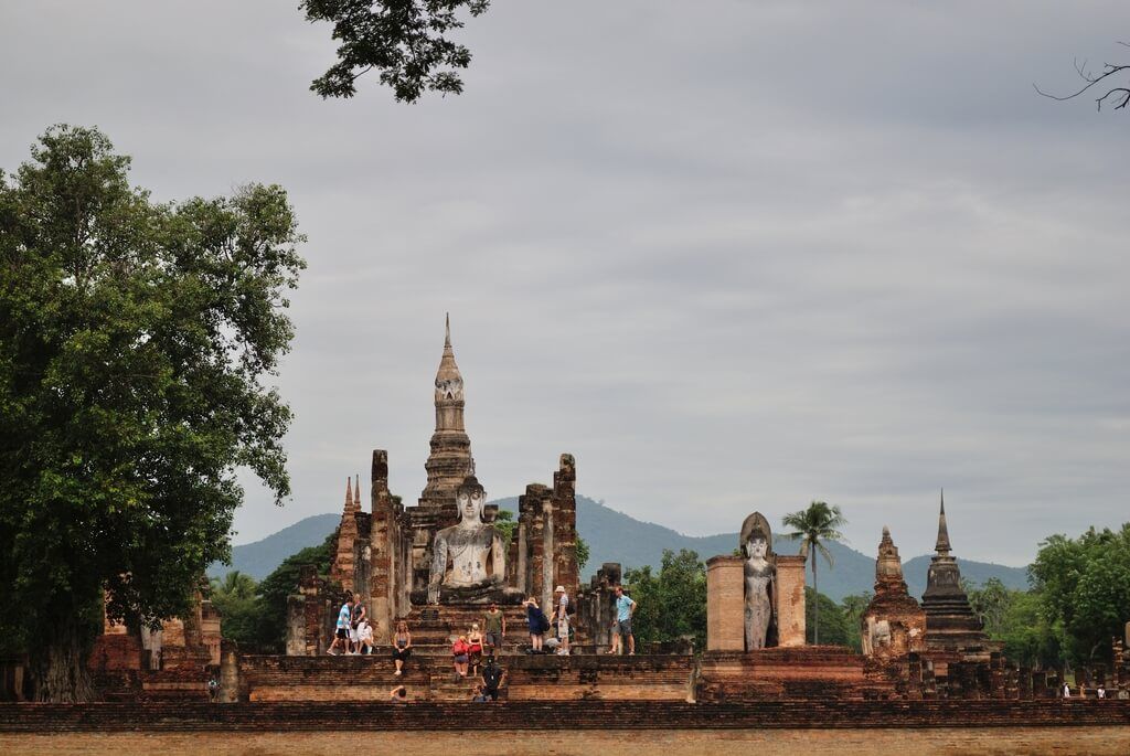 Panorámica general del Wat Mahathat