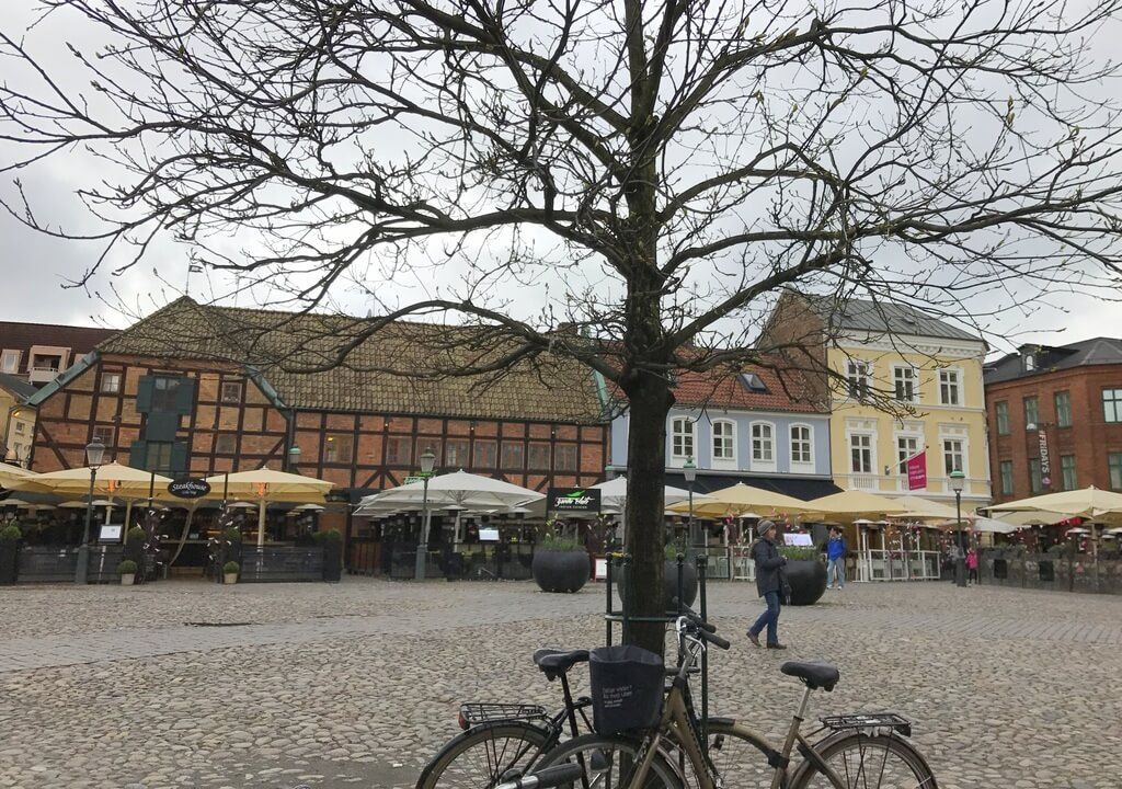 Edificios de colores en Lilla Torg