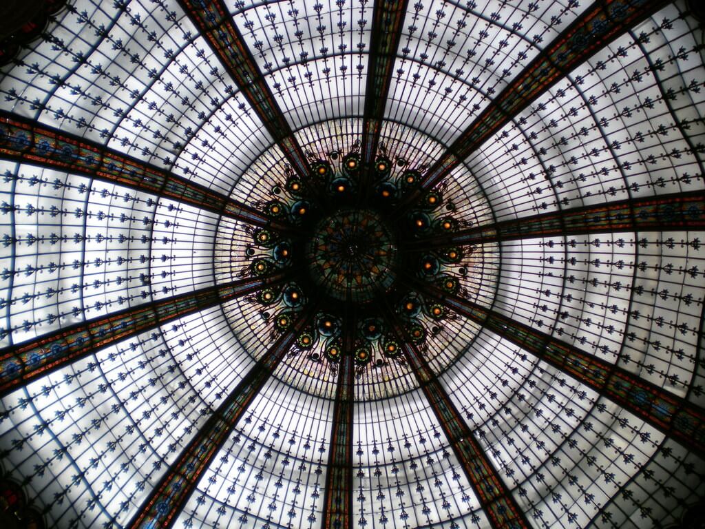 Cúpula interior de las Galerías Lafayette