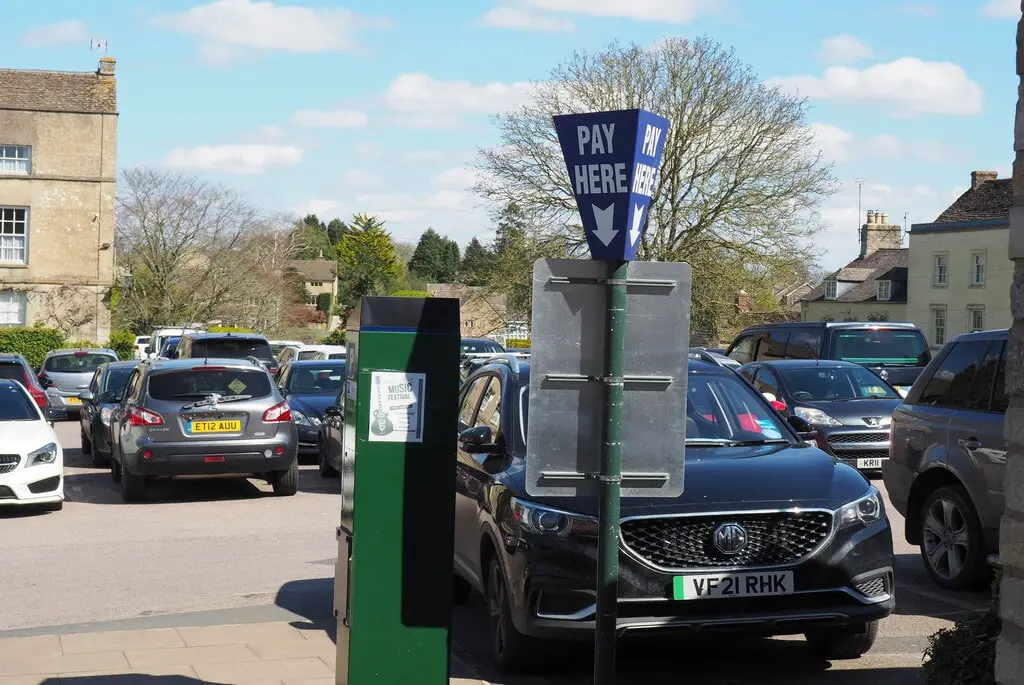 Parking Pay & Display en Tetbury
