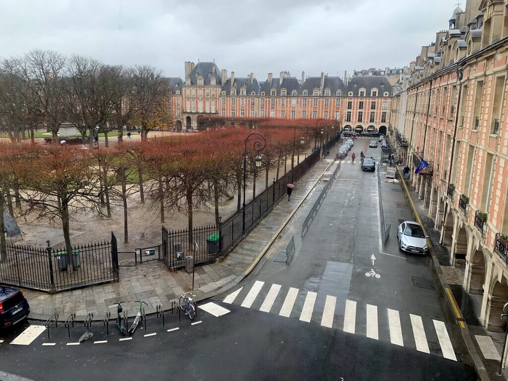 Place des Vosges desde la Casa de Víctor Hugo