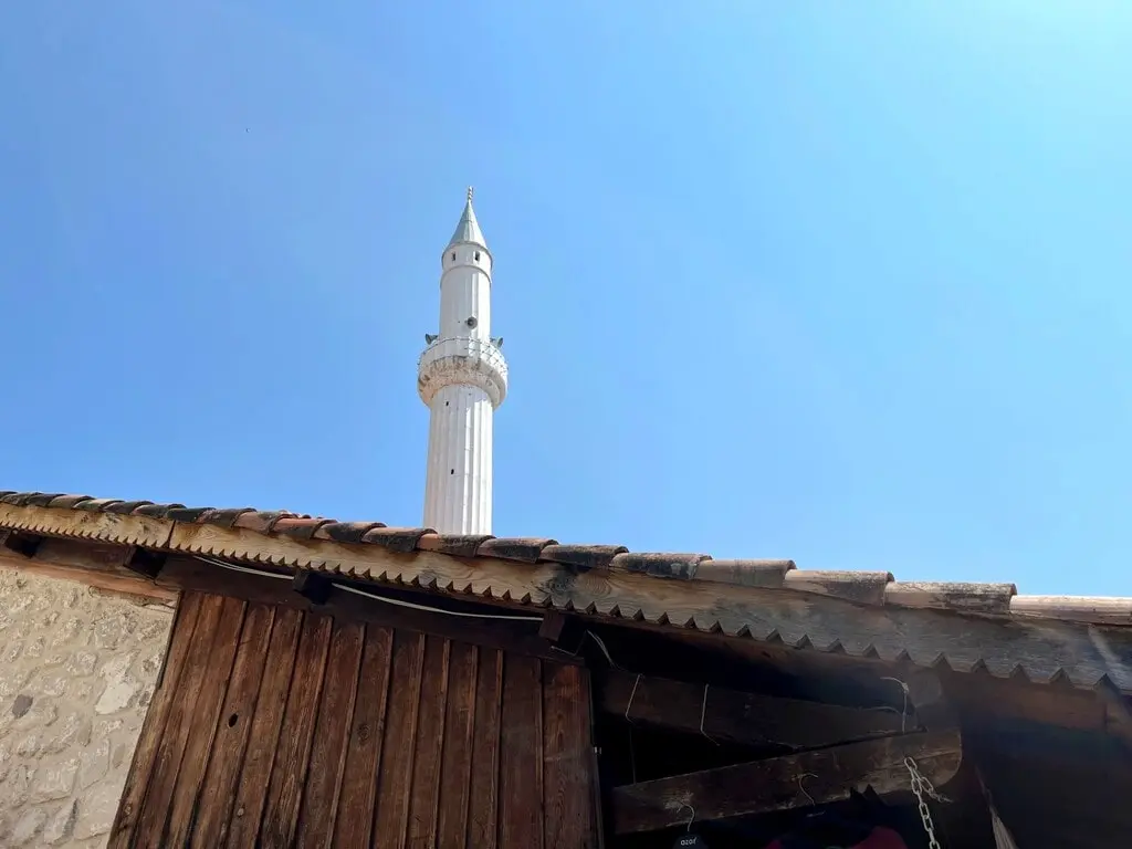 Minarete de la Mezquita de Kruje