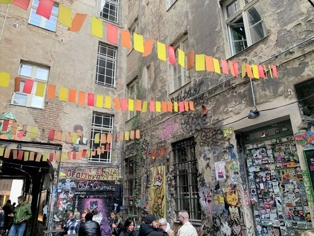 patios bonitos barrio judío de Berlín