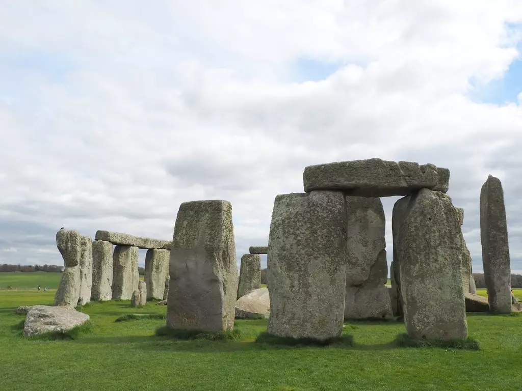 Otra perspectiva de las piedras de Stonehenge