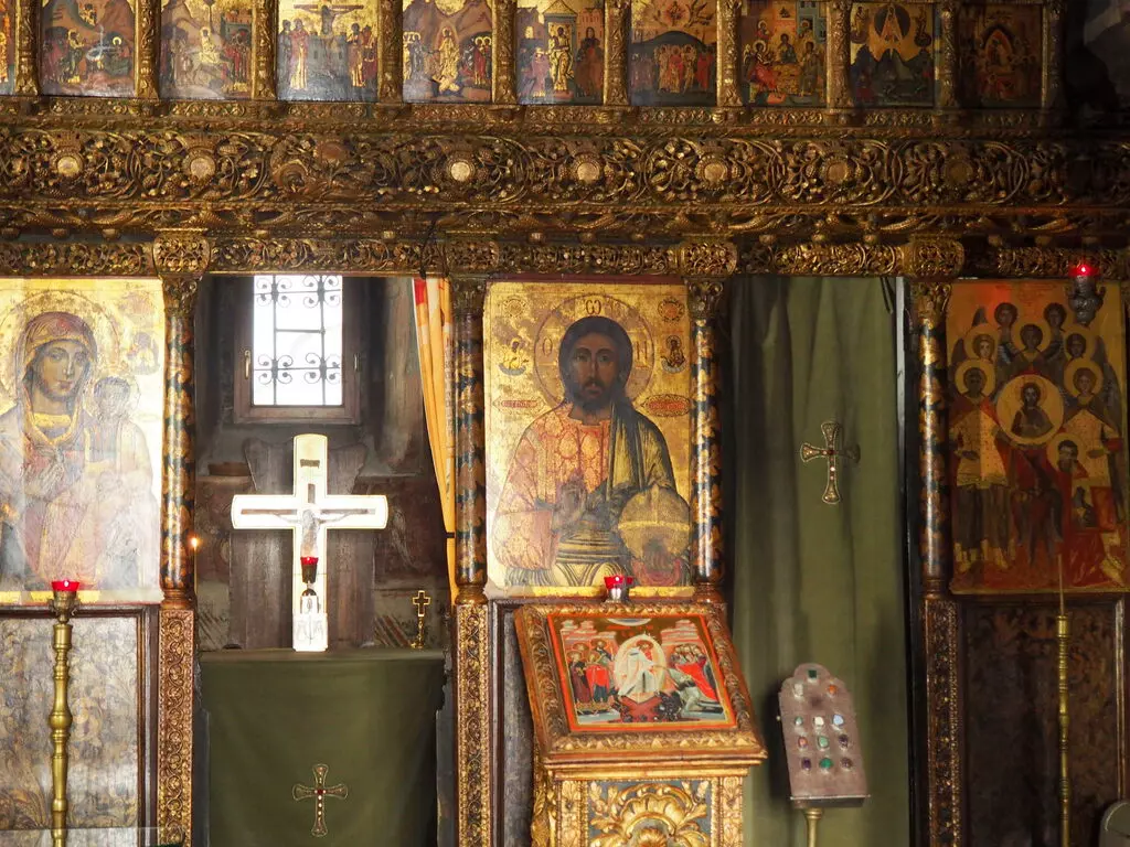 Interior de la Iglesia de Stavropoleos