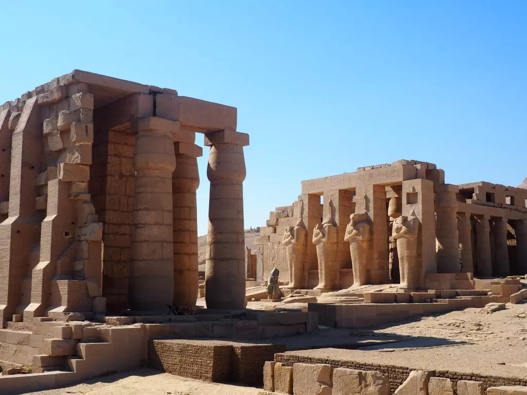 Otra panorámica del Ramsesseum