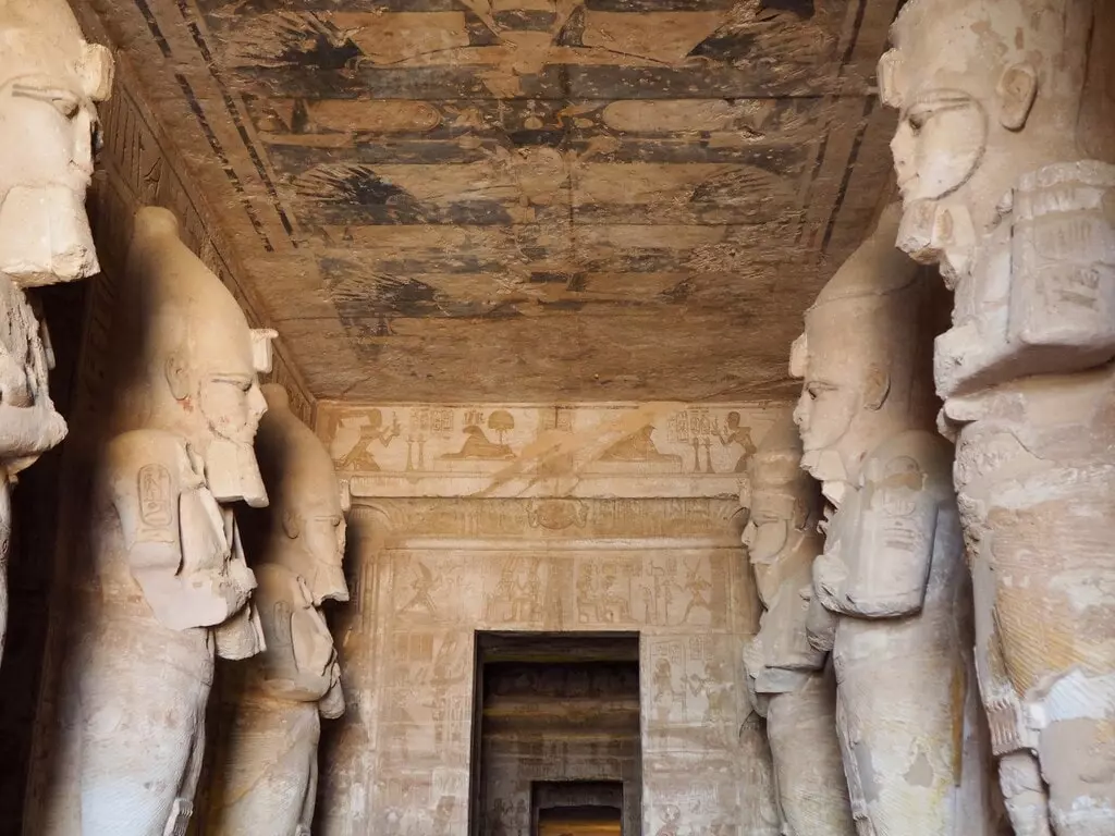 Interior del Templo de Ramsés II, Abu Simbel