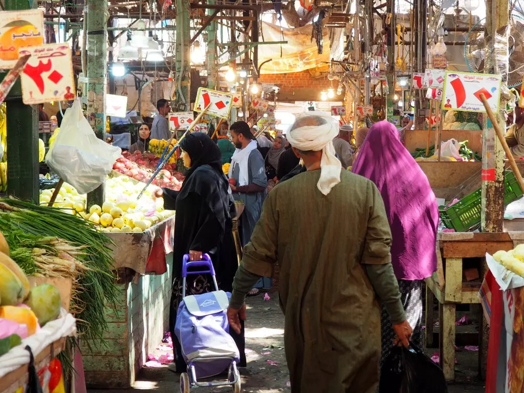 Mercado de frutas, Hurghada