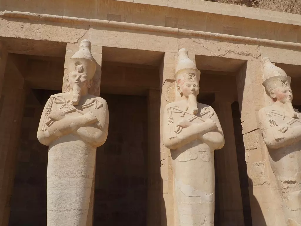 La reina Hatshepsut en su propio templo