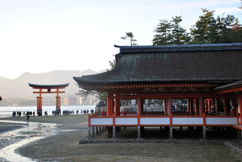 Uno de los santuarios de Itsukushima