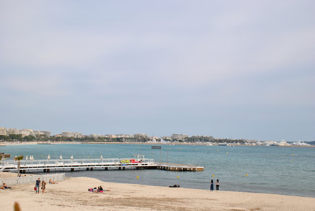 Playa junto a La Croisette