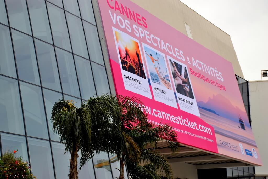 Edificio donde se celebra el Festival de cine de Cannes