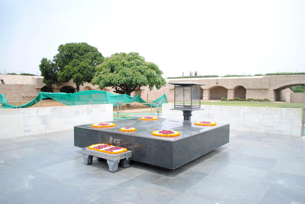 Recinto donde se encuentra el memorial Raj Ghat qué ver en Nueva Delhi