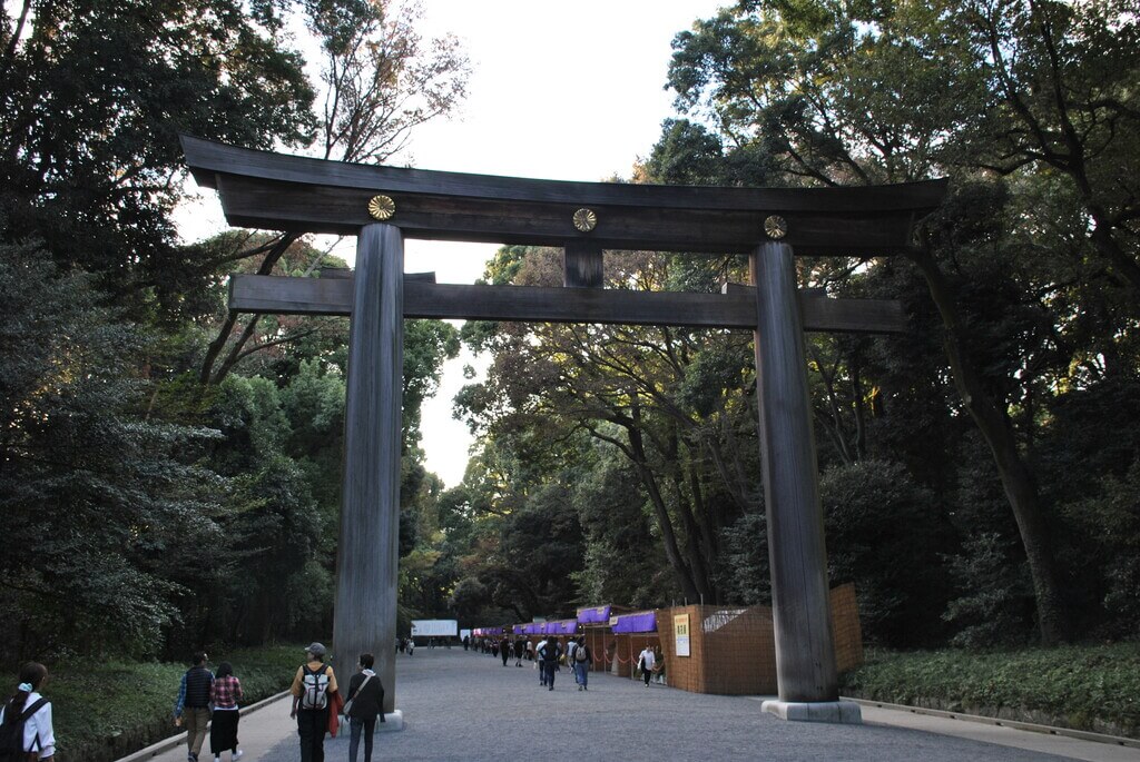 Entrada al Santuario de Meiji