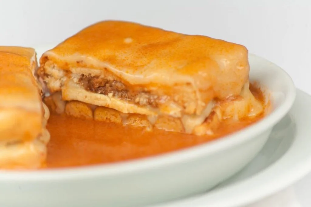 Francesinha vegana del Lado B Café. Fuente: web restaurante