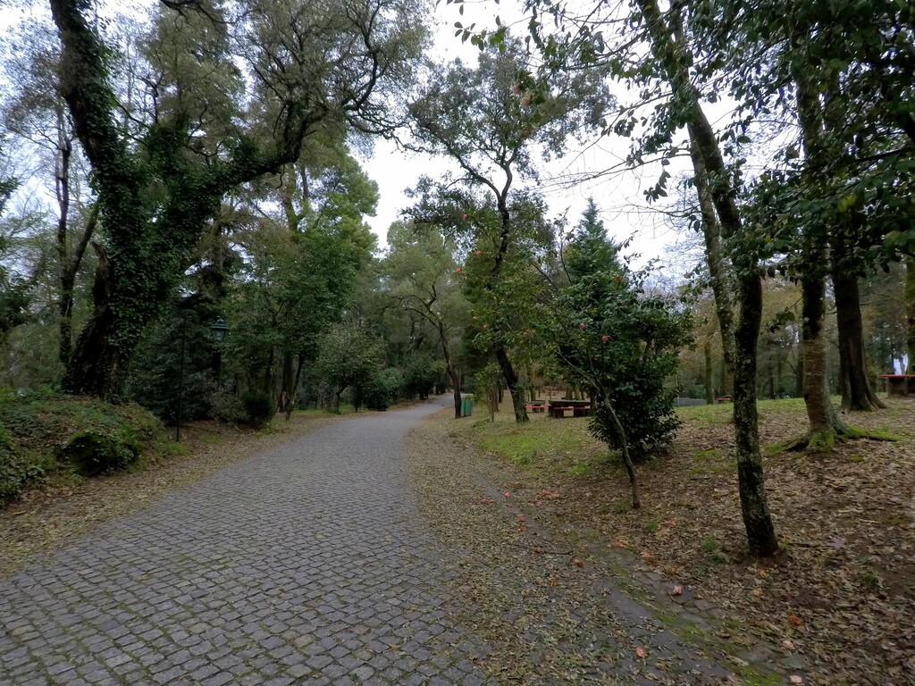 Sendero que conduce a la Iglesia de Bom Jesus