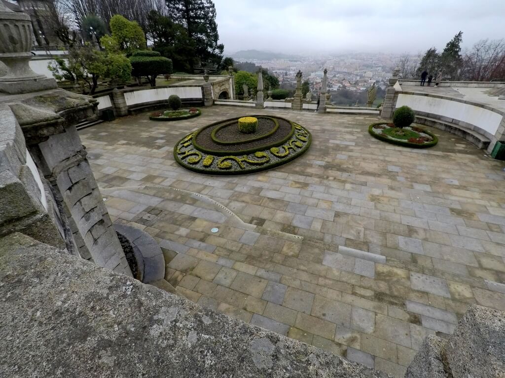 Último tramo del Santuario Bom Jesus do Monte