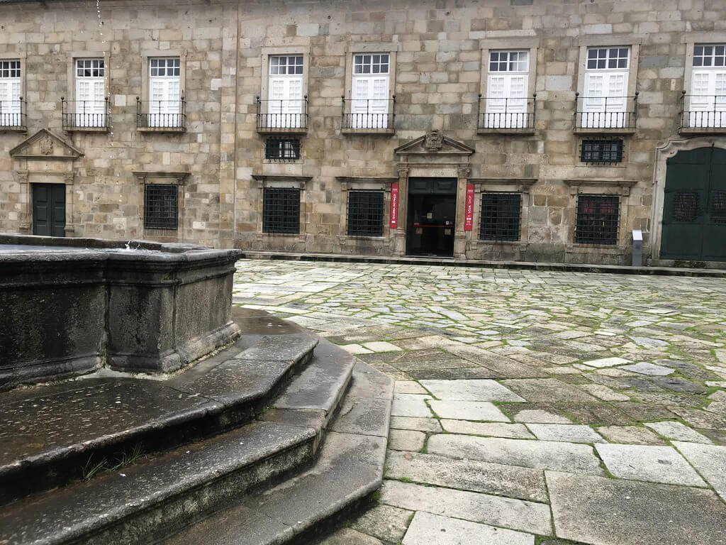 Plaza donde se encuentra el Palacio Episcopal de Braga