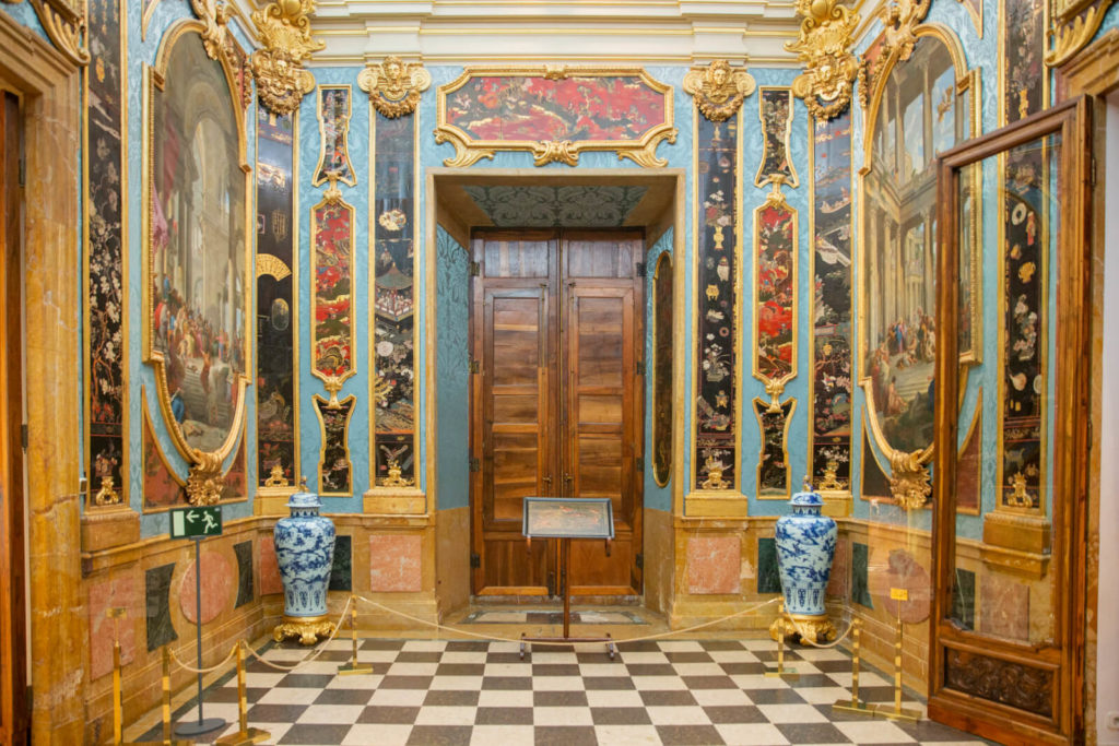 Sala de las Lacas palacio real de la Granja de San Ildefonso