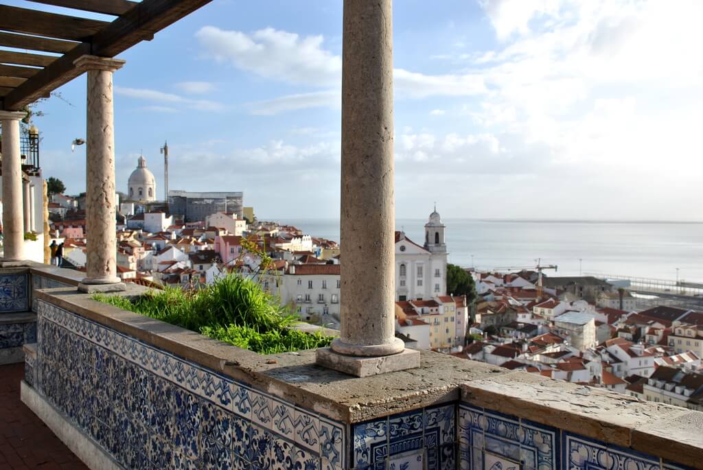Lisboa desde el Mirador de Santa Lucía