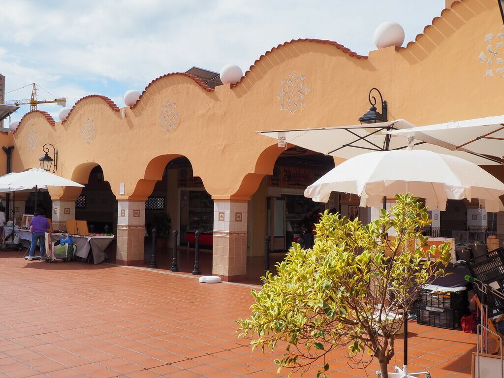 Patio central del mercado