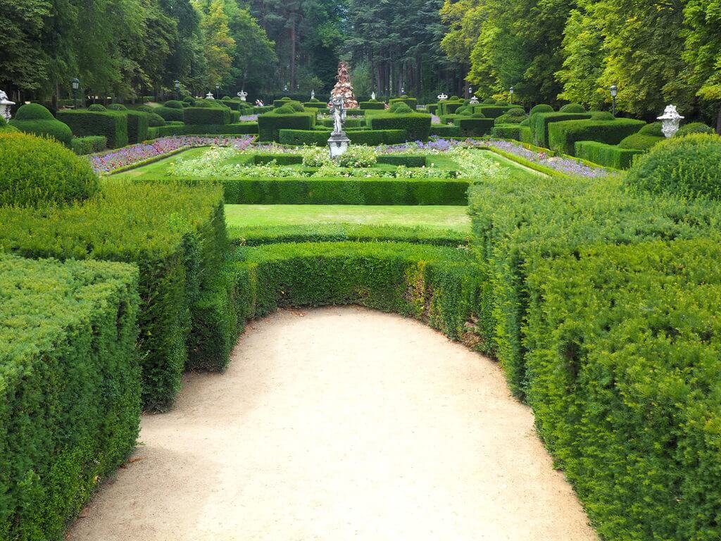 Parterre de la Fama palacio real de la Granja de San Ildefonso