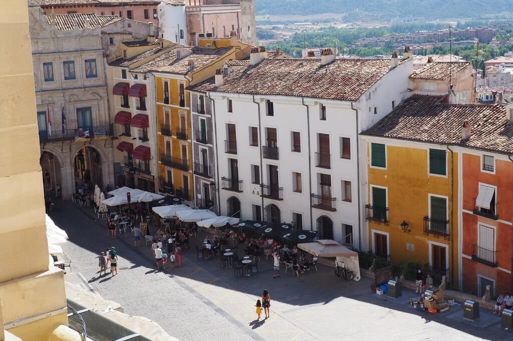 La Plaza Mayor de Cuenca desde el Triforio