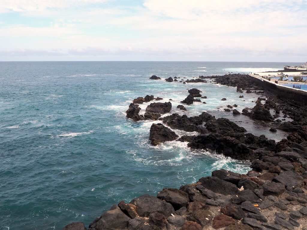 Playa de San Telmo desde el mirador de la ermita