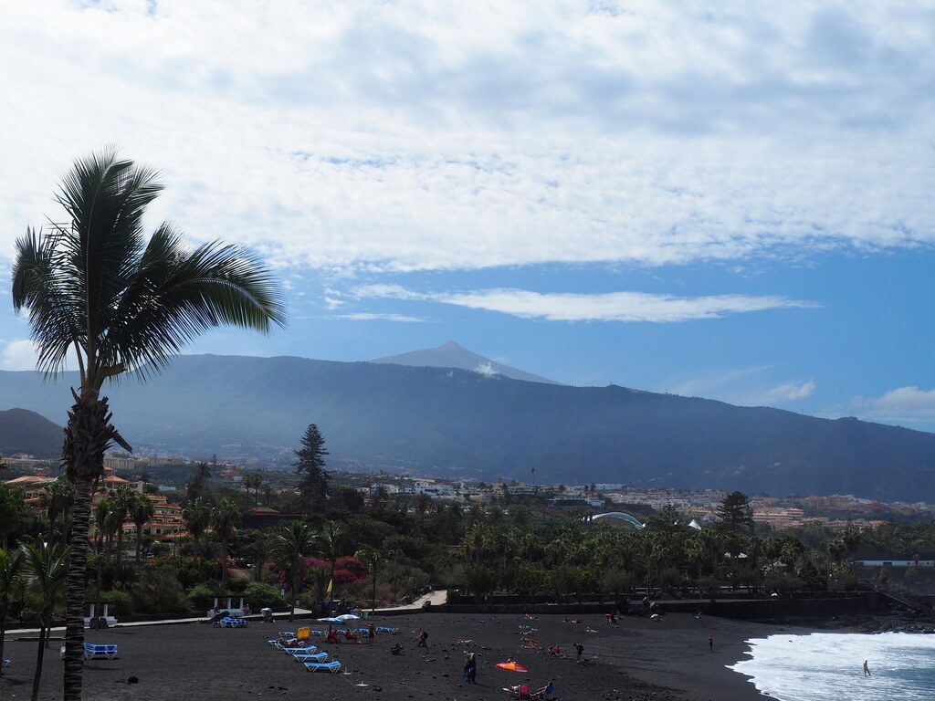 El Teide desde Playa Jardín