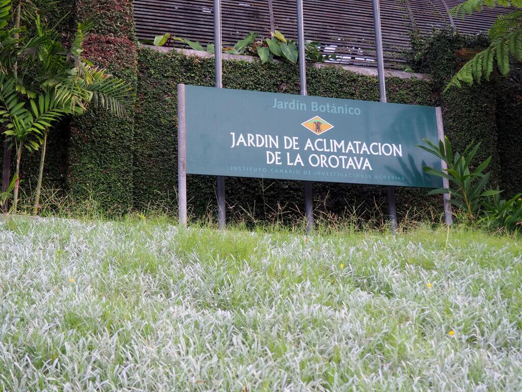 Entrada al Jardín Botánico del Puerto