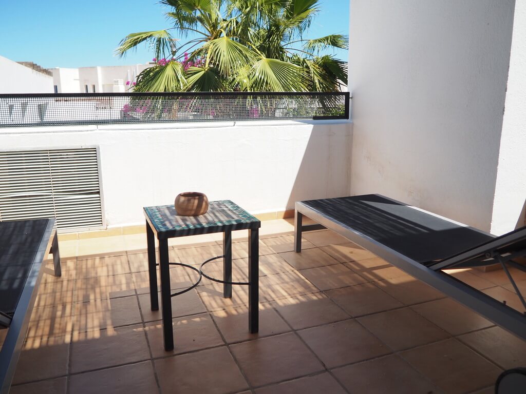 Terraza de nuestra habitación