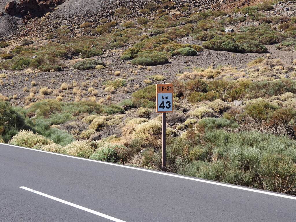 Carretera TF-21 Teide