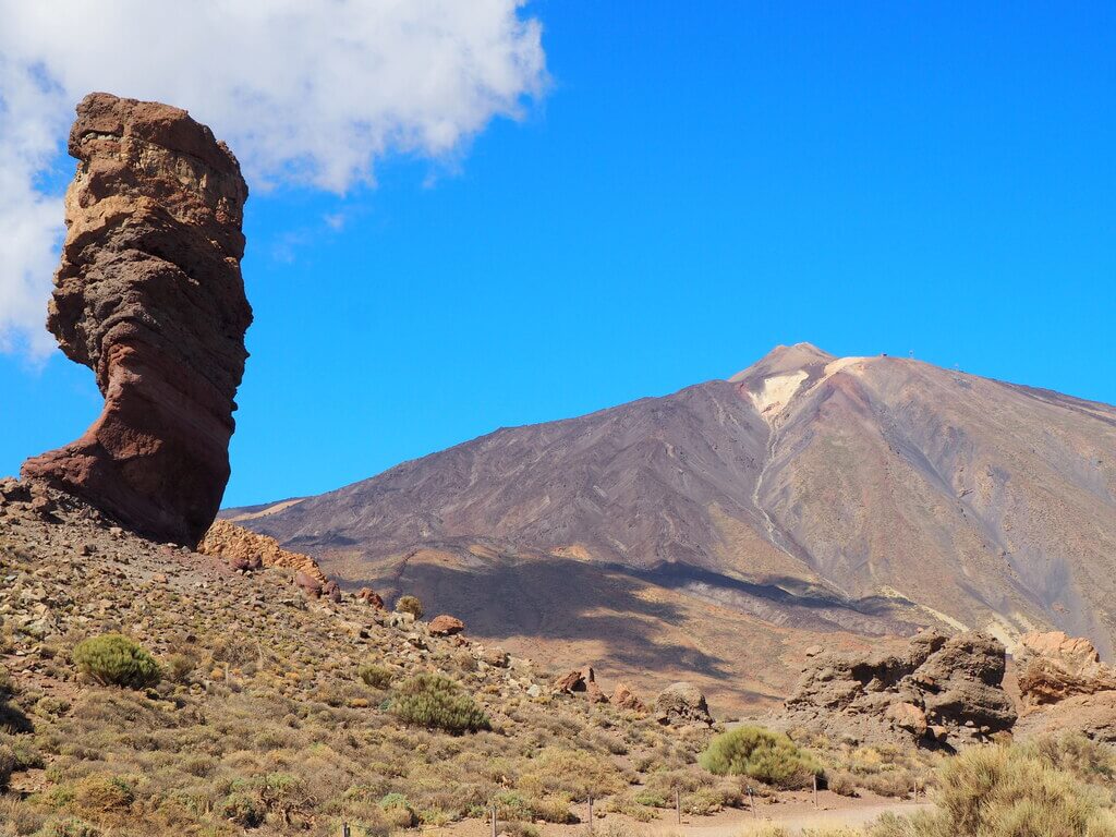 Roques de García, uno de los lugares más visitados del Parque Nacional del Teide