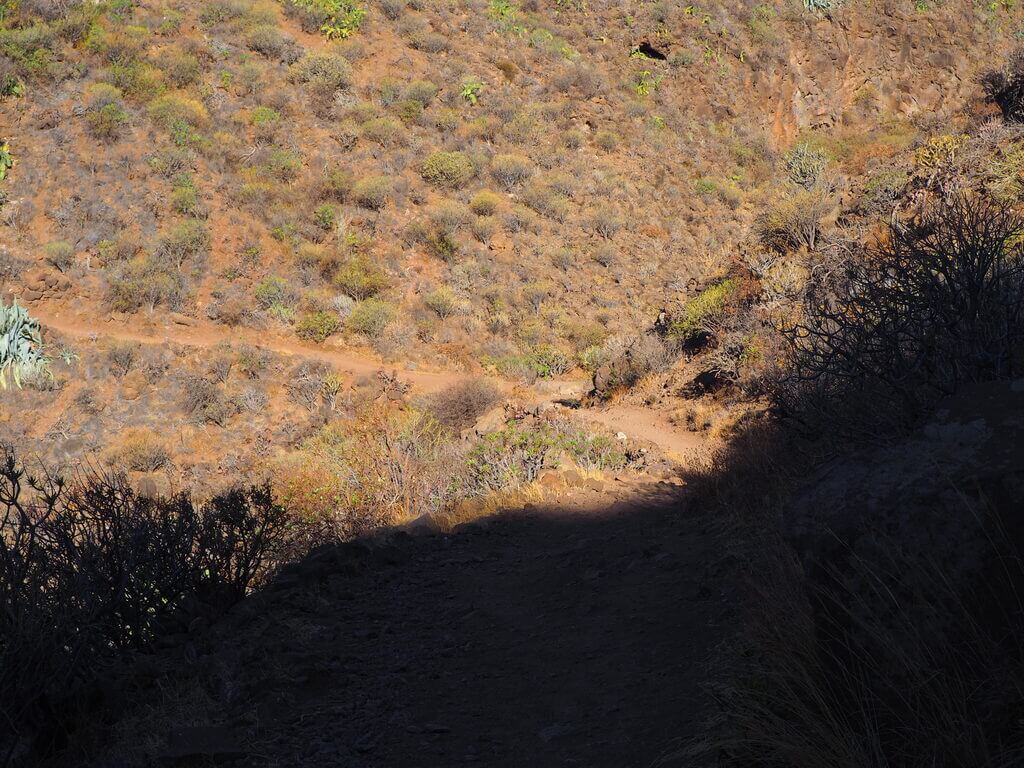 llegar al Barranco de las vacas